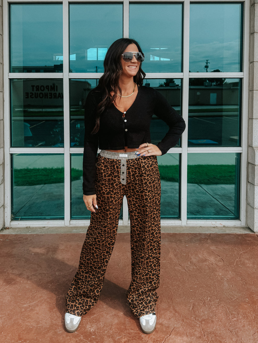Leopard Boxer Pants