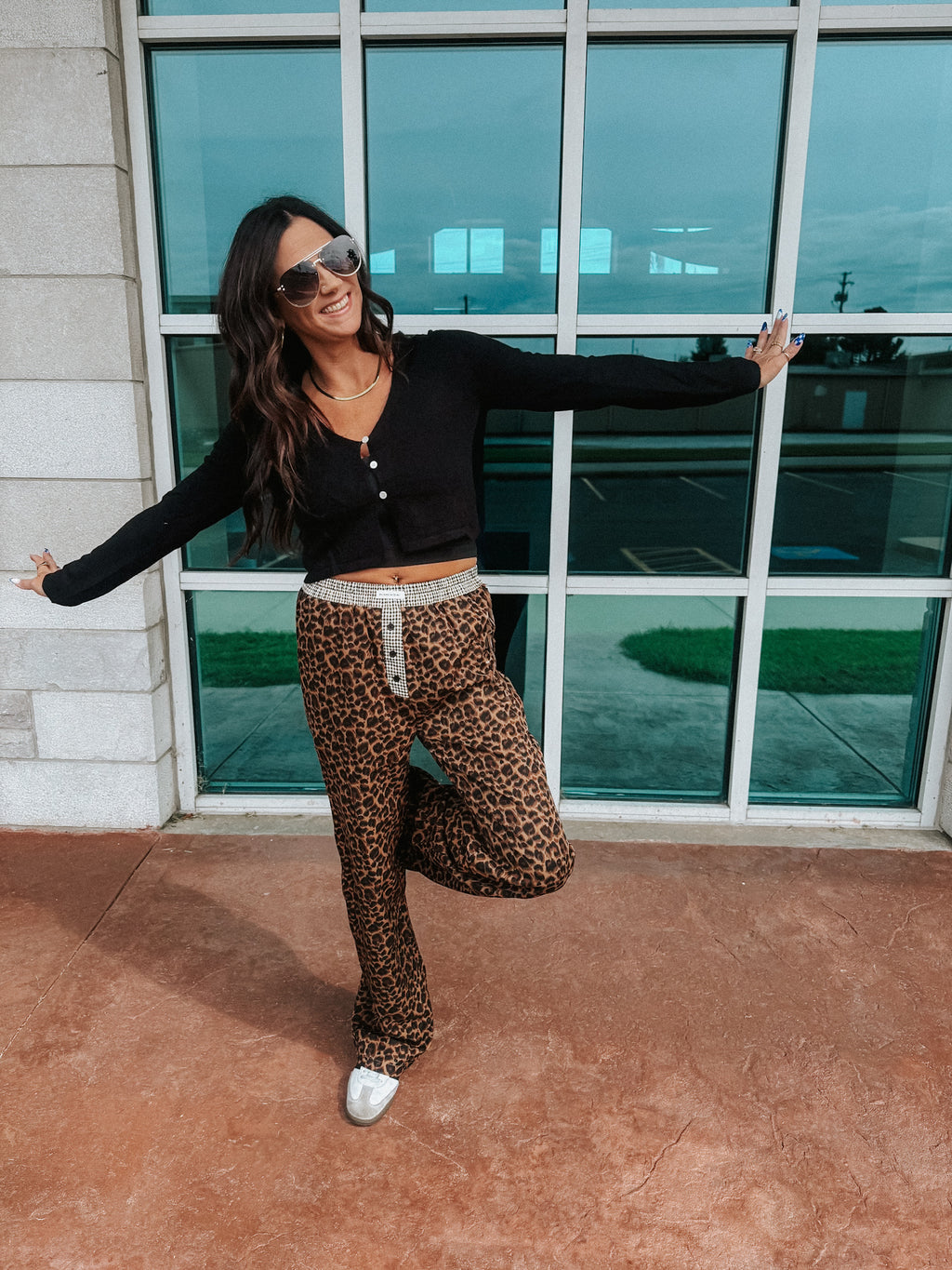 Leopard Boxer Pants