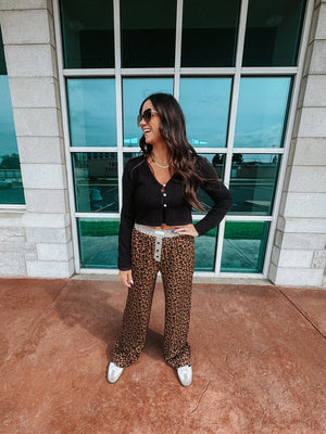 Leopard Boxer Pants