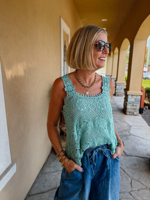 Shoreline Jade Crochet