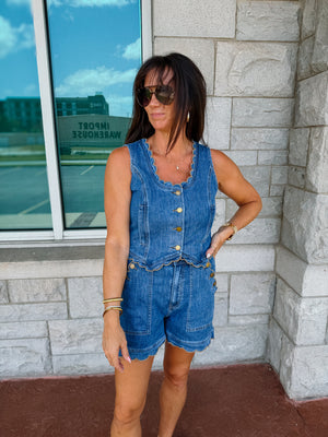 Double Take Denim Vest