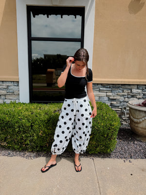 Dotty Balloon Pants