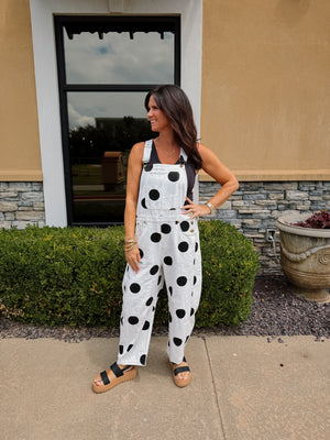 Larsen Polka Dot Overalls