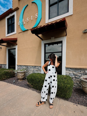 Larsen Polka Dot Overalls