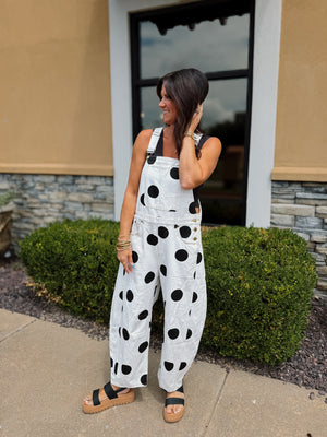 Larsen Polka Dot Overalls