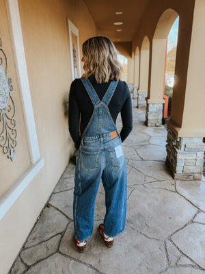 Ava Barrel Overalls