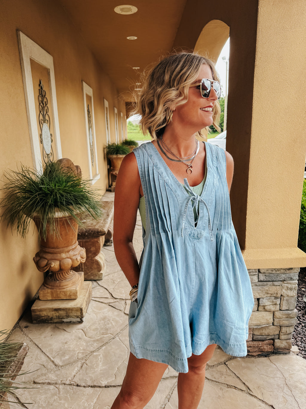 Wilson Denim Romper