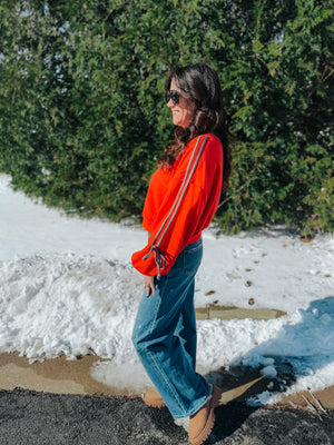 Crimson Tie Sweatshirt