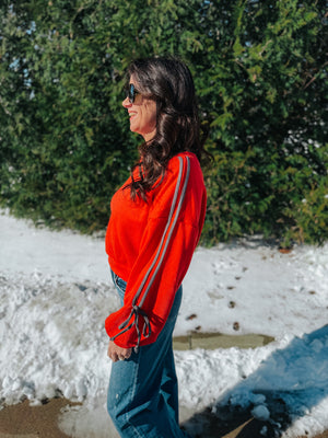 Crimson Tie Sweatshirt