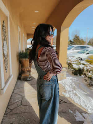 Lovely Red Striped Top