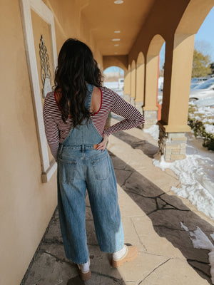 Lovely Red Striped Top