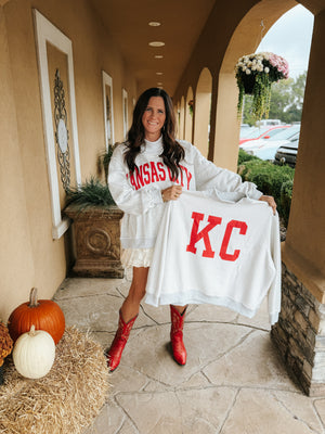 Kansas City Reversible Mock Neck Sweatshirt