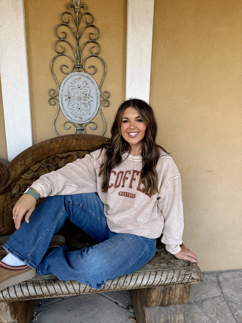 Coffee Weather Latte Sweatshirt