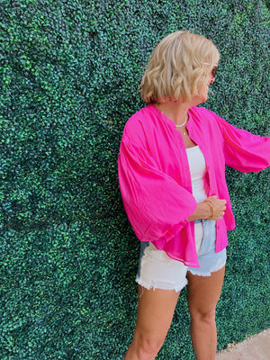 "Nora" Top - Pink