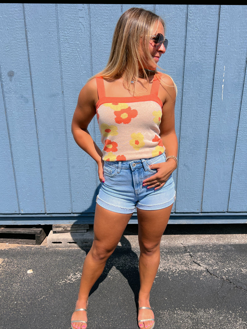 "Flower Power" Top