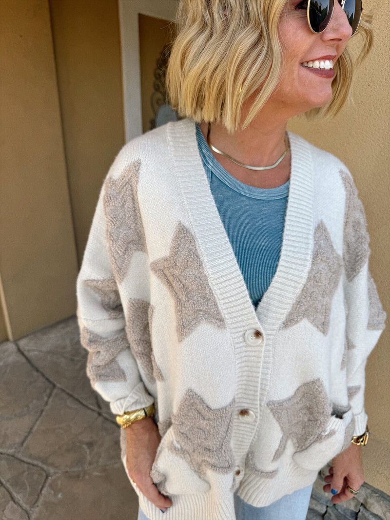 Stars Hollow Cream Cardi