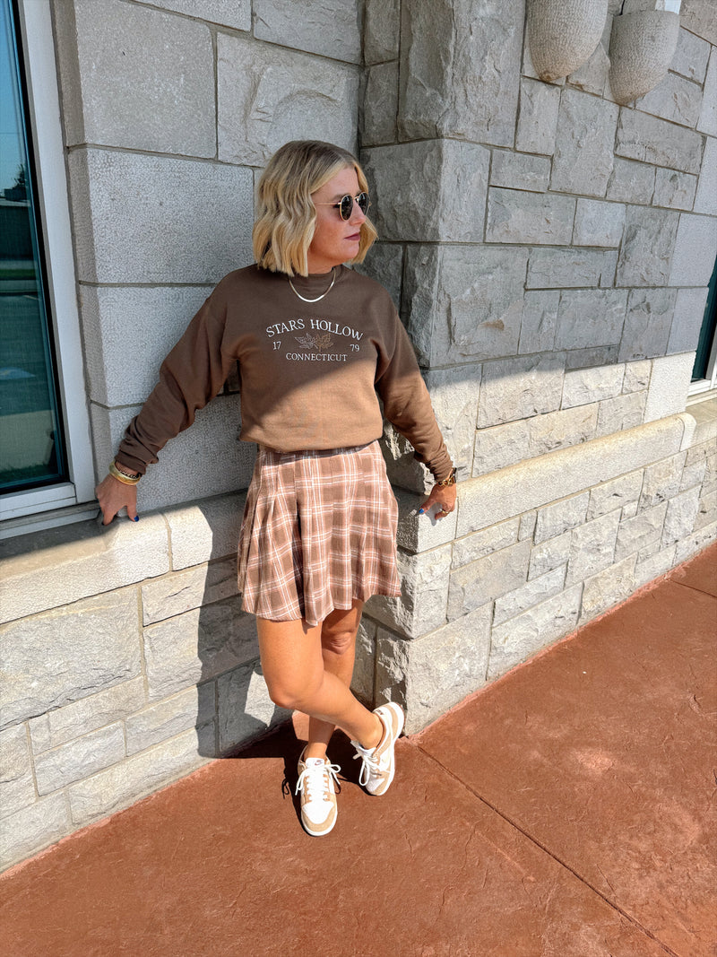 Plaid School Girl Skirt